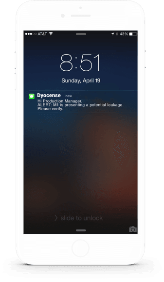 DyoCense App mobile notification